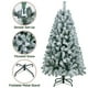 thumbnail image 3 of Árbol de Navidad Yaheetech, abeto cubierto de nieve, 1,4 m, con 340 puntas, 3 of 7