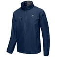thumbnail image 3 of Little Donkey Andy Men's Lightweight Golf Windbreaker Jacket Windproof Waterproof Outdoor Running Coat Navy Blue L, 3 of 7