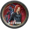 AVENGERS BLACK WIDOW 9" ROUND LUNCH PLATES (8)