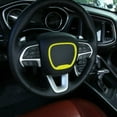 thumbnail image 2 of Yellow Steering Wheel Cover Trim For Dodge Challenger/Charger 2015+ Accessories, 2 of 6