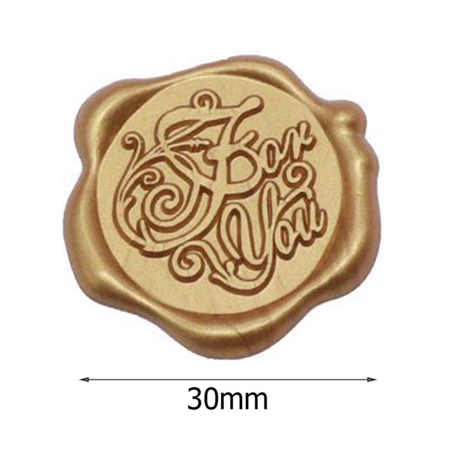 Cuadros Decorativos 10 Uds. Pegatina de sobre para álbum de recortes etiqueta de cera de sellado DIY (oro bronce para ti) Likrtyny embutido en tela