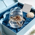 thumbnail image 2 of MYUNNIL Artisanal Sea Turtle Glassware, 2D Handcrafted Novelty Marine Animals Stemless Coastal Wine Glasses, 4 Inch Summer Decorative Drinkware for Coastal Bar Beach Daily Use & Ocean Lover Gift, 2 of 5