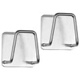 thumbnail image 4 of OUNONA  2 Pcs Stainless Steel Storage Rack Sink Kitchen Sponge Holder Silver, 4 of 8