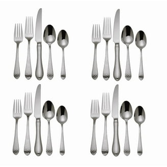 Reed & Barton Andover Pearl 18/10 Stainless Steel 65pc. Flatware