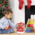 thumbnail image 5 of Singing and Dancing Christmas Hat Electric Swing Moving Glowing Santa Hat Plush Funny Xmas Toy Hat Musical Christmas, 5 of 9