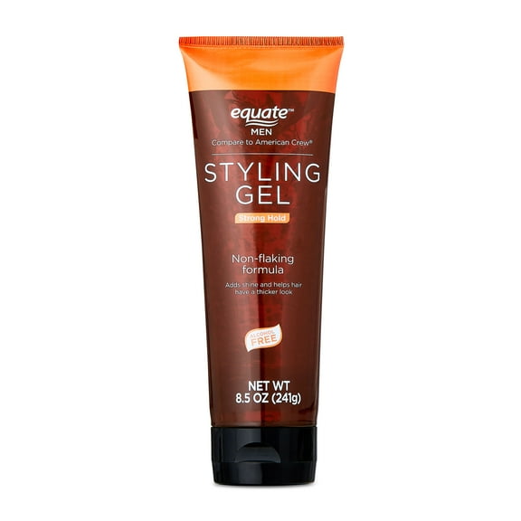 Equate Men Styling Gel for Strong Hold and Shine with Non-flaking Formula, 8.5 oz, Compare to American Crew®
