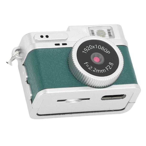 Cámara Vintage Mini Digital De 64GB, Cámara De Vlogging FHD 1080p Con Pantalla De 0.96 Pulgadas, Videocámara De Video Micro Portátil Para Grabación De Estudio De Viaje