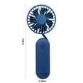 thumbnail image 2 of Ohufall USB Rechargeable Wearable Mini Fan Portable Cooling Fan With Power Bank Function For Outdoor, 2 of 5