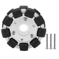 thumbnail image 2 of Roue Omni en Aluminium, Double Charge 100mm Roue Omni pour Kit Robotique Plateforme pour Robot Volant de Course, 2 of 8