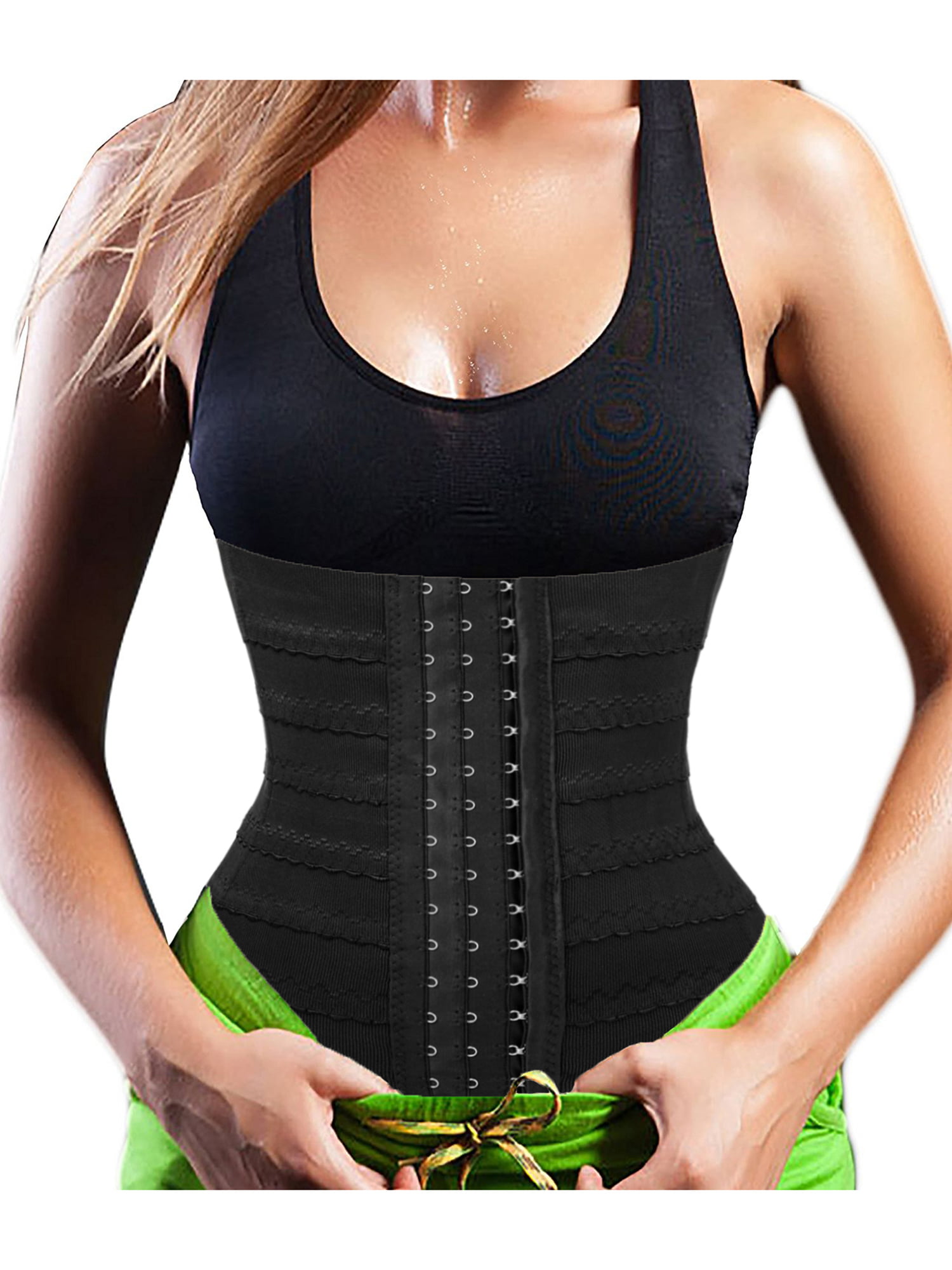 Womens Waist Trainer Corset Tummy Control Shapewear Waist Cincher Breathable and Invisible High Waisted Body Shaper 