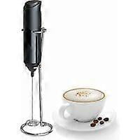 Milk Frother Handheld for Coffee with Stand - hand frother wand, Electric whisk Drink Mixer Mini Foamer for Cappuccino, Frappe, Matcha, Hot Chocolate