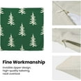 thumbnail image 6 of Christmas Pillow Covers 16x16 Inch Set of 2 Sage Green White Christmas Tree Decor Throw Pillows Winter Xmas Holiday Outdoor Cushion Cases for Couch Bed Decorations, 6 of 6