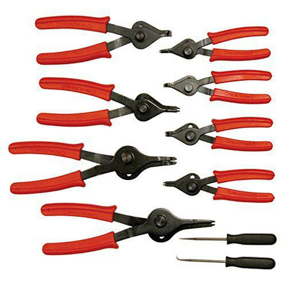 oemtools 27180 snap ring plier set, 10-piece