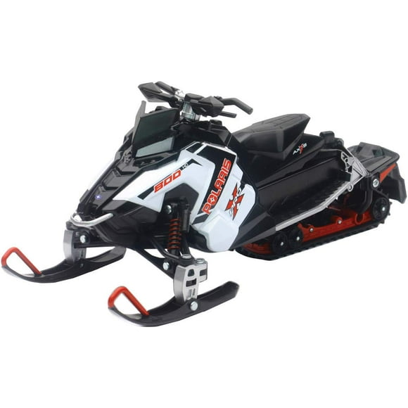 Moto de nieve New Ray Polaris 800 Switchback escala 1/16 blanca