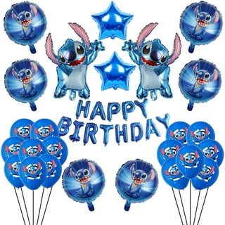 Stitch birthday party set up 🥳🥰 Cake and treats by @creativesweettreats.s  #Follow #Birthday #liloandstich #Balloons #Decorations…