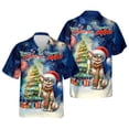 thumbnail image 3 of Merry Christmas and Happy New Year Santa Devon Rex Holiday Xmas Winter 2025 Hawaiian Shirt Breathable Summer Unisex Merch Cat Lover Kitten Owner Gifts - 00024, 3 of 6
