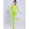 thumbnail image 3 of Body de cuerpo entero brillante sin costuras con busto unisex M XL, leotardo sexy y sexy, mono conjunto, mono de una pieza, 3 of 5