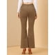 thumbnail image 5 of Pantalones Acampanados De Pana Vintage Allegra K Para Mujer Cintura Alta Marrón L, 5 of 6