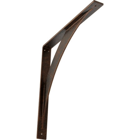 

Ekena Millwork 2 W x 20 D x 20 H Legacy Steel Bracket Antiqued Copper
