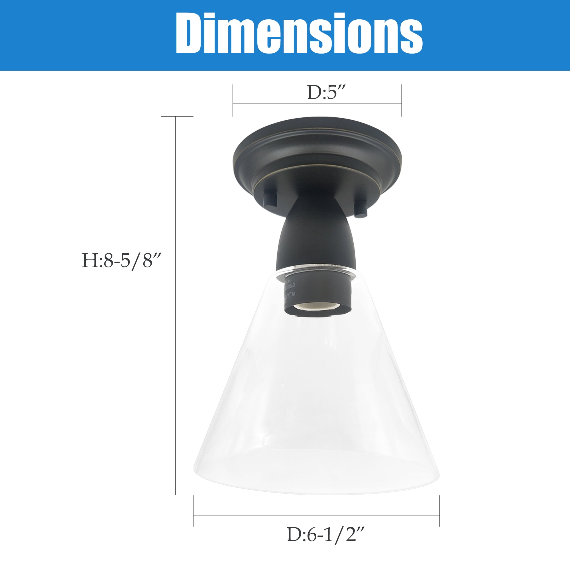 MingBright 2 Pack Semi Flush Mount Ceiling Light, Porch Pendant Light Fixtures, 4000K Natural White, Perfect For kitchen, Bathroom, Living rooms, Dining Rooms, Corridors, Hallways