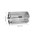 thumbnail image 4 of FENGGUIQU 1Pcs Outils de Gril Argentés Cuisson Séchage Rôtissoire Chauffage Uniforme 7.07X5.50X4.60 Po, 4 of 8