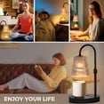 thumbnail image 4 of AOLIGO Candle Warmer Lamp, Tabletop with Timer and Dimmer, Adjustable Height, Flame-Free for Home Decor, Gift for Christmas, 4 of 9
