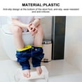 thumbnail image 3 of WASHWEPE Potty Stool Plastic Anti-skid Transparent Heighten Household Item 1Pcs, 3 of 8