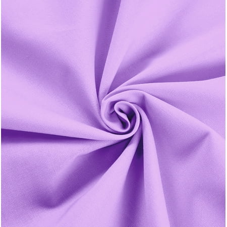 Waverly Inspirations 100% Cotton 44" Width Solid Lilac Color Sewing Fabric by the Yard