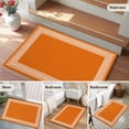 thumbnail image 5 of 2x3 Ft Entryway Area Rug, Burnt Orange Geometric Kitchen Rug Runner Washable Floor Mat, Country Greece Key Art Non Slip Indoor Door Mat Throw Carpet for Bathroom Living Room Bedroom, 5 of 8