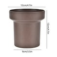 thumbnail image 2 of Mecorevxz Succulents Plants Pot Simples Indoor Mini Plastic Flower Pot Creatives Desktop Succulents Planter(Coffee), 2 of 7