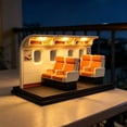 thumbnail image 5 of Outdor Industrial Train Engine With Functional LED Lighting For Home Desk, 5 of 5