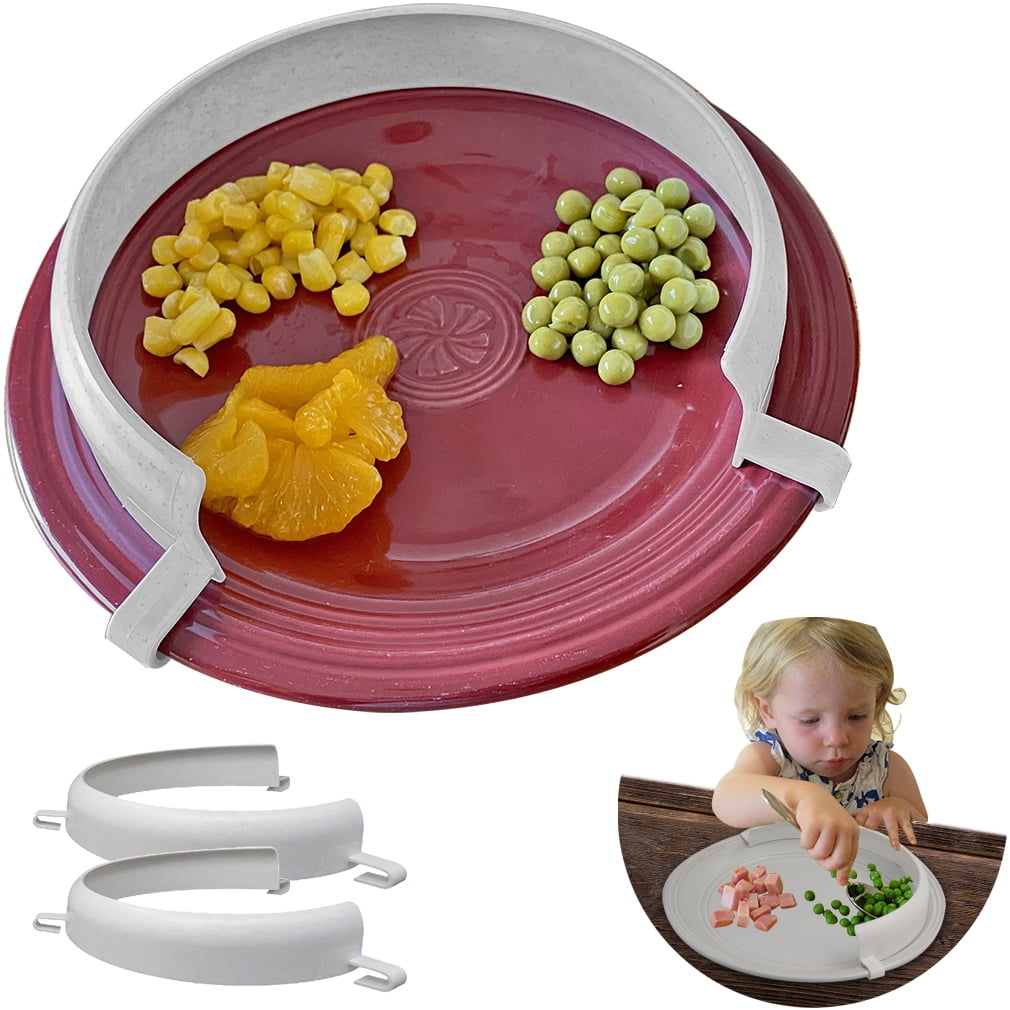 Evelots Food Plate GuardNo SpillSenior/KidUp to 10 Inch Plate