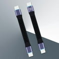 thumbnail image 6 of Short UsbC to TypeC Cable USB3.2 20Gbps Fast Charging Data Transfer Line 10CM, 6 of 8