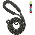 thumbnail image 1 of LAICAIW Strong Nylon Dog Leash Rope with Comfortable Padded Handle Training Lead for Medium and Large Breeds Dogs-Heavy Duty 5ft Long, 1 of 6