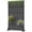 5-Panels Clover_Black, variant on Cofar Metal Privacy Screen Outdoor 72" H×44" W - Freestanding Outdoor Privacy Panels with Stand, Decorative Fence for Patio, Deck, Balcony(Floral)