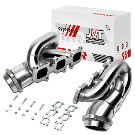 Stainless Steel Shorty Exhaust Manifold Header for 2011-2017 Ford Mustang V6 3.7L