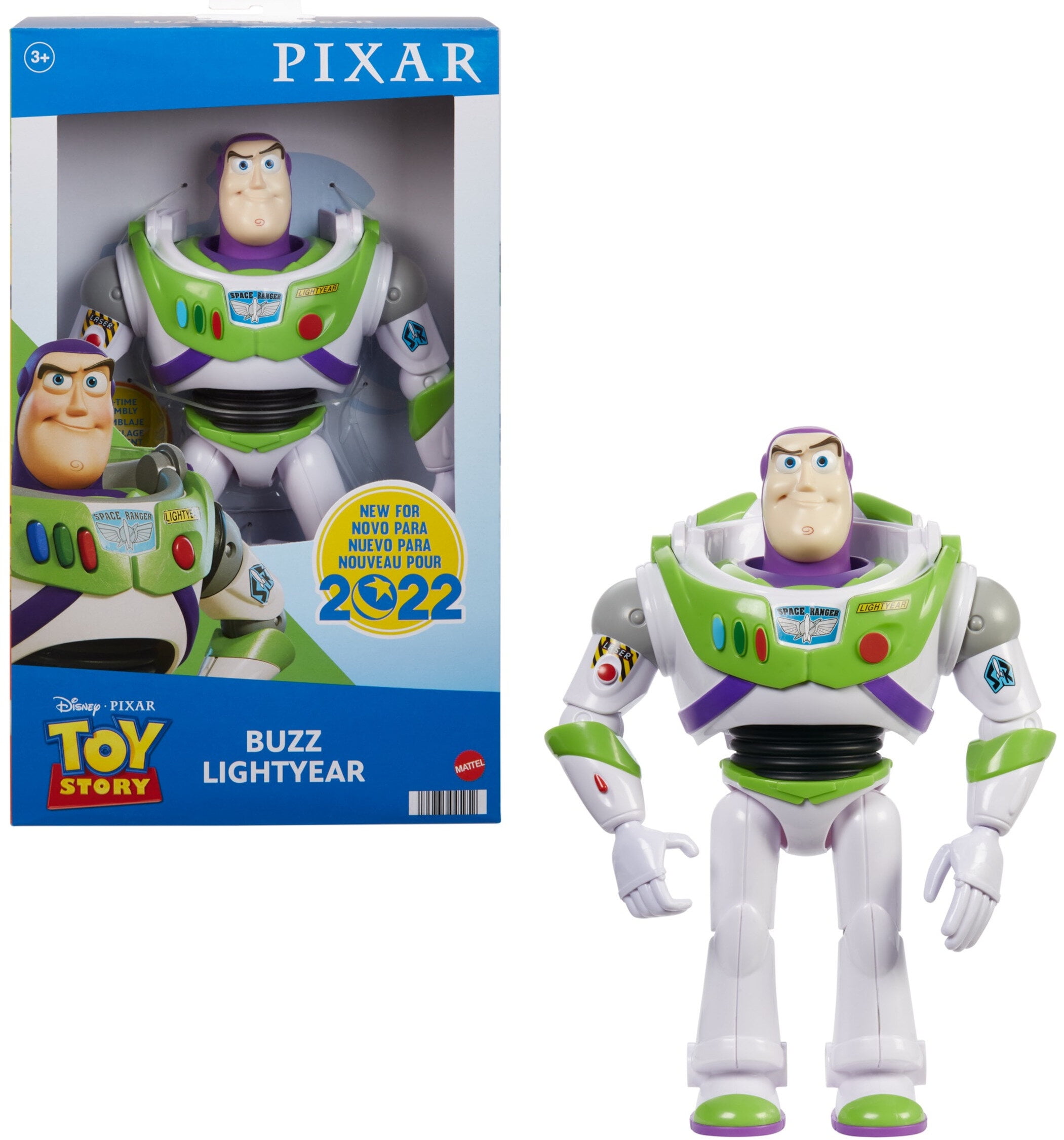 Disney Pixar Buzz Lightyear Large Action Figure 12 In Scaletoy Story