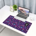 thumbnail image 4 of Kdxio Bright Purple Butterflies Print Large Gaming Mouse Pad,Non-Slip Base,Water Resist Keyboard Pad for Gamer,Office & Home,29.5 x 15.8 in, 4 of 6