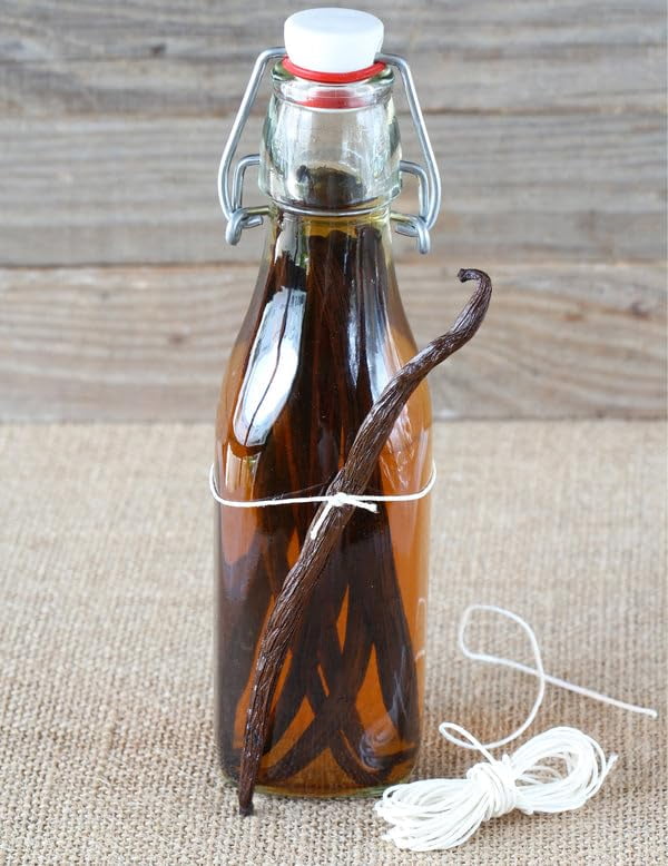 25 Vanilla Beans Whole Grade A Vanilla Pods for Homemade Vanilla Extract, Baking, Ice Cream, Flavoring, & Vanilla Powder - Democratic Republic of Congo