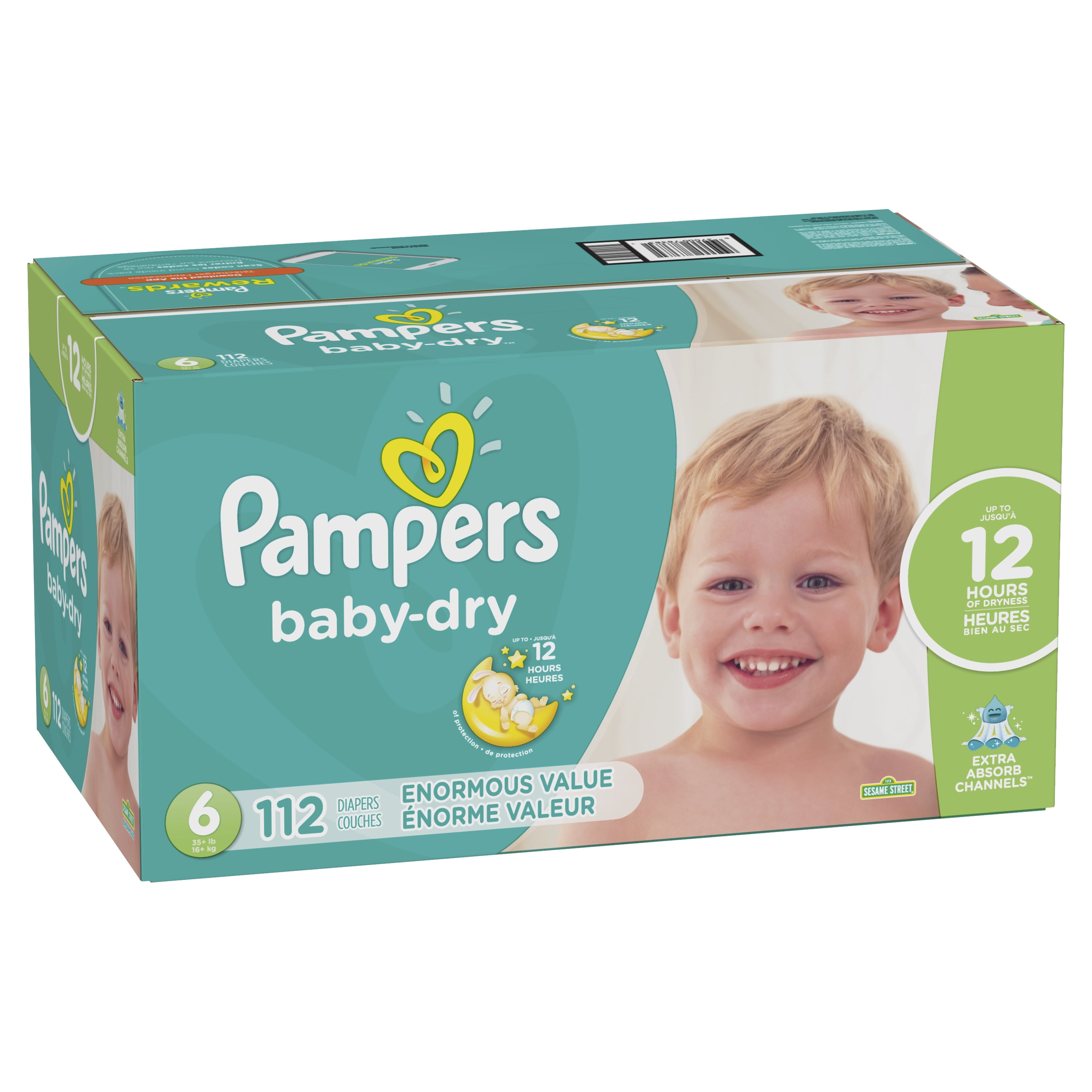 pampers baby dry disposable diapers enormous pack
