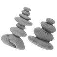 thumbnail image 2 of 2pcs Garden Patio Landscape Stone Decoration Stacked Stone Sand Table Ornaments, 2 of 4