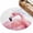 White, variant on Round Area Rug - 3ft Farmhouse Flamingo Polka Dot Non Slip Washable Circle Carpet Soft Large Floor Rugs for Living Room Bedroom Nursery Office
