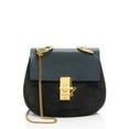 thumbnail image 1 of Pre-Owned Chloe Lambskin Suede Drew Small Shoulder Bag, 1 of 11