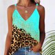 thumbnail image 1 of ICHUANYI Clearance Women's Summer Casual Sleeveless Blouse V Neck Tops T-Shirt Vest For Women(Mint Green, S) ICHUANYI WER2023081206784, 1 of 5