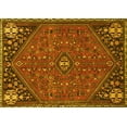 thumbnail image 1 of Ahgly Company Machine Washable Indoor Rectangle Persian Yellow Traditional Area Rugs, 7' x 10', 1 of 4