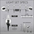 thumbnail image 2 of Wintergreen Lighting C7 Cool White OptiCore Faceted LED Pathway Light Kit, 50 Lights, 12" Spacing, Green Wire, 50 ft, 2 of 8