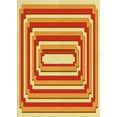 thumbnail image 1 of Ahgly Company Machine Washable Indoor Rectangle Transitional Bold Yellow Area Rugs, 2' x 4', 1 of 7