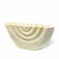 thumbnail image 1 of Soapstone White Menorah Smolart, 1 of 6