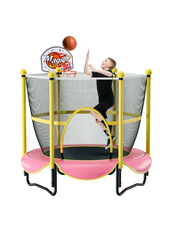 Trampolines with Basketball Hoops in Trampolines