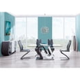 thumbnail image 5 of Global Furniture Glass Dining Table With White And Grey Base, 5 of 5